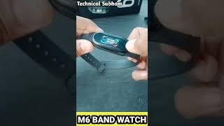 M6 band watch||smart watch unboxing||#shorts