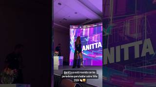 🎥 | Anitta ya está reunida con los periodistas para hablar sobre Viña 2024. #anitta #youtube