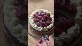 Raspberry Victoria Sponge Cake