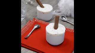 IJs soufflés met KITKAT melk chocolade \u0026 peer - Heerlijk recept voor een simpel toetje