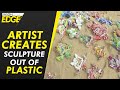 Indian artist creates sculpture out of plastic waste to create awareness | WION Edge