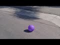 lonely purple balloon dances to jimi hendrix