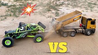 Wltoys 12427 vs Huina 1573 RC Dump Truck | Remote Control Car | RC Cars