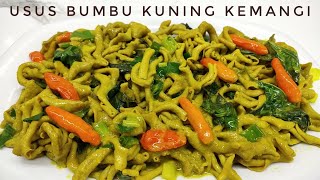 RESEP USUS BUMBU KUNING KEMANGI ide masakan sehari hari