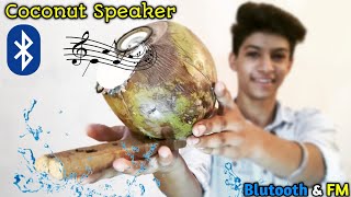 नारीयल से बनाया Blutooth Speaker | How to make Blutooth Speaker From Coconut | Samar experiment