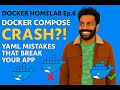 Docker Compose for Flask + Postgres + Nginx | Debugging YAML Mistakes [Docker-HomeLab EP6 | 2025]
