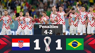 Croatia vs Brazil 4-2 Penalty Shootout Highlights | World Cup 2022