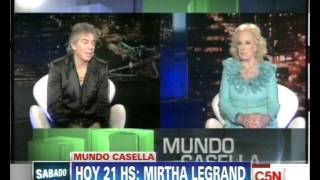 C5N - MUNDO CASELLA: ENTREVISTA A MIRTHA LEGRAND