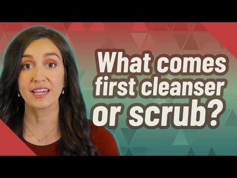 What comes first facial soap or cleanser?