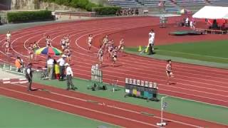 2018京都IH陸上　女子4×100mリレー決勝