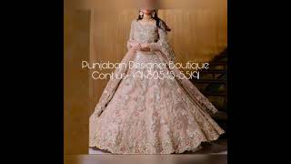 #Top 5 Punjabi designer ghagra #short #fashion #lehenga #punjabi wedding collection #trending