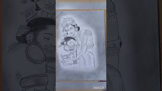 Rama Bhaktha Hanuman - An Pencil Art #viral #yt #trend #shortsfeed