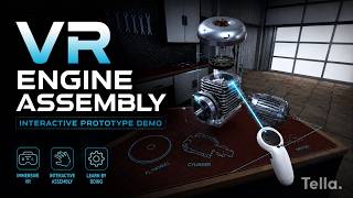 VR Engine Assembly & Disassembly Simulation | Interactive Prototype Demo