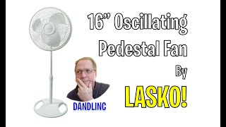 16 Inch Oscillating Pedestal Fan by LASKO