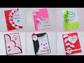 6 Easy and Beautiful Christmas Greetings card idea 💕🎄/ Merry Christmas card idea 2023