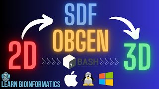 How to convert 2D SDF to 3D SDF for Docking  using Open Babel