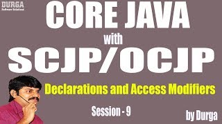 Core Java With OCJP/SCJP: Declarations and Access Modifiers Part-9|| static modifier