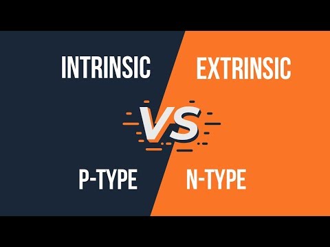 What is the role of N and p-type semiconductor?