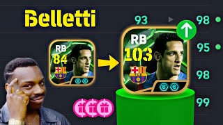 Free 103 Rated Belletti best Training Guide - How to Train Double Booster Belletti in eFootball 2025