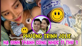 Phương Trinh Jolie 'vượt cạn' thành công, hé lộ hình ảnh đầu tiên về nhóc tỳ thứ 3