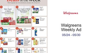 Walgreens Weekly Ad 05/24 - 05/30