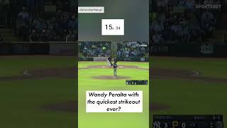 Is this the fastest strikeout ever? | New York Post Sports #shorts