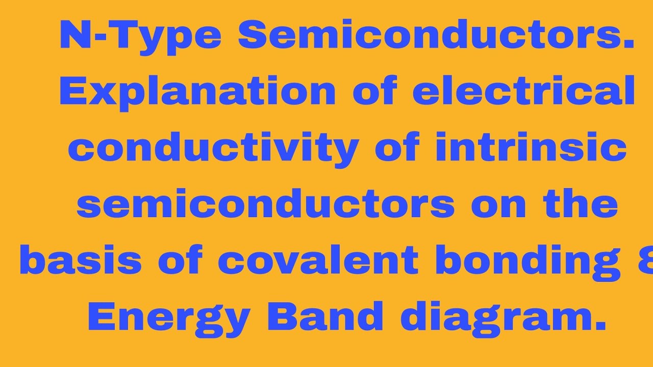 Explanations Of Conductivity Of Intrinsic Semiconductors Due To ...