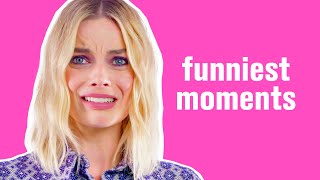 Margot Robbie Being Hungover For 10 Minutes Straight | Funniest Moments | @LADbi