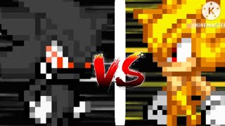 Sonic(frontiers) Vs fleetway Dark Sonic IIREMAKEII