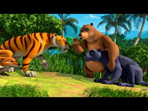 Jungle Book 2 Cartoon for kids English Story Harjit Makes a Move Mega Episode Mowgli adventure