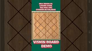 MGA TIRADA SA LARONG DAMA (VISMIN BOARD)