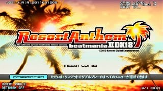 [beatmaniaIIDX 18 Resort Anthem]Title,Demo,Ranking