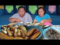 MAKAN TENGAHARI LAUK ENTAMBAH PANSUH ENGGAU JANI/BABI PANGGANG #ukaisenangkasenang