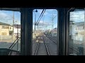 【 4k japan 日本 】 hankyu railway kyoto line 阪急電車 京都線 limited express train 特急電車 茨木〜総持寺〜 view 運転風景・旅行