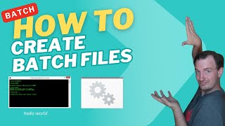 Intro To Batch Files. How to Create and Run Hello World!