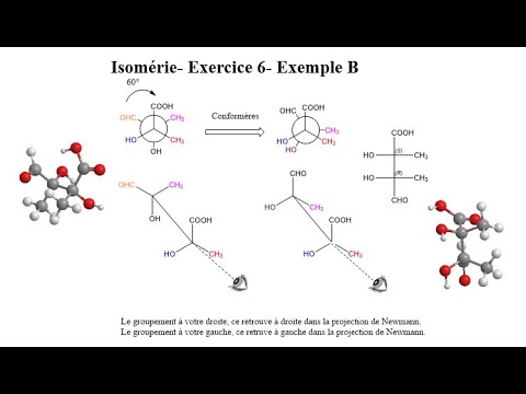 Isomérie- Exercice 6- Exemple B - YouTube