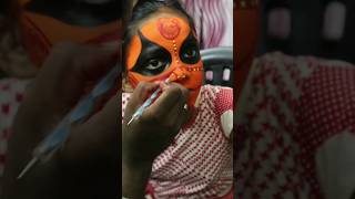 Theyyam makeup🔥 transformation #shortvideo #trending #song #makeup #devikaanilthottathil