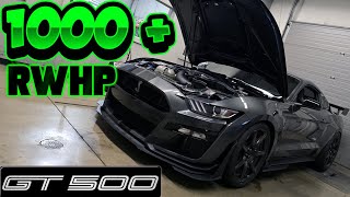 2020 GT500 (1000 RWHP DYNO) E85 Ported Supercharger \u0026 Mods at Brenspeed