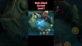 Miya v/s Beatrix Round 3 Basic Attack Survival #mobilelegends #mlbb #shorts #miya #viralvideo #fyp