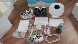 D-Link, DCS-2802KT Wire-Free Camera Kit Unbox