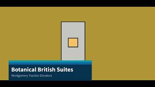 Animated: Vintage Montgomery Traction Elevators, Botanical British Suites, BH ON, Canada