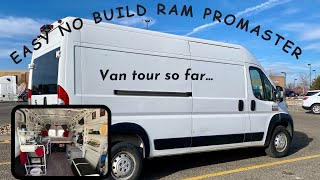 Easy no build van - 2021 Ram Promaster