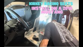 Kirkey racing seats installed in a S550 Kirkey Racing Seats Installation