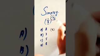 Fractions and Negative Fractional Exponents, Algebra Properties of Radicals #maths #youtube #shorts