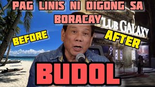 DIGONG DUTERTE-  NILINIS ANG BORACAY PARA SA GALAXY CASINO GALING CHINA