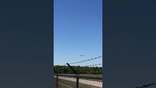 Beechcraft Bonanza doing touch and goes (cool fly by) on runway 8 KPNS Pensacola International