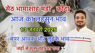 13 जनवरी 2025 आज का लहसुन भाव | जानकारी