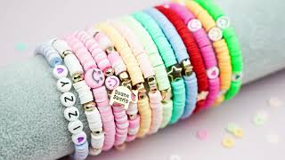 Cuentas De Arcilla Para Hacer Pulseras Y Collares Colores y Dijes