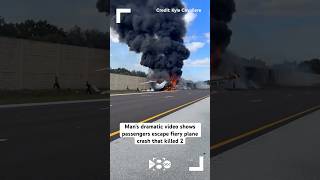 Florida fiery plane crash: Man’s dramatic video shows surviving passengers escape