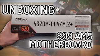 ASRock A620M-HDV/M.2+ 120W Unboxing